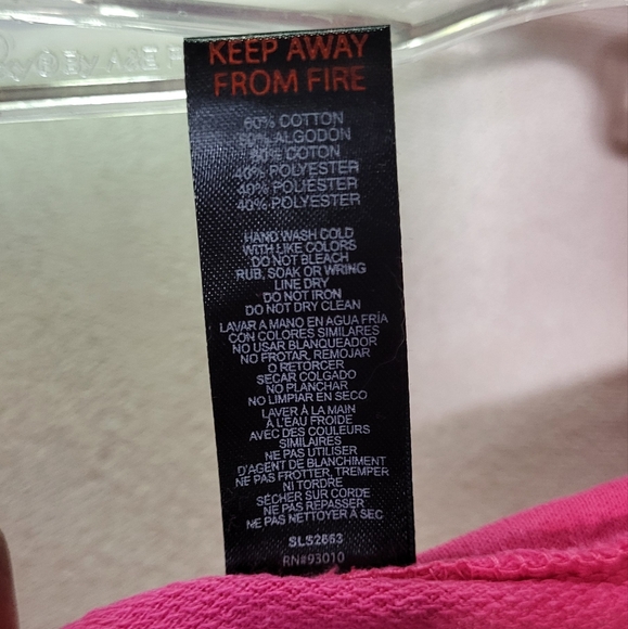 Bebe Women's NWT Fuchsia Pink 2pc Lightweight Pajama Top & Pants Set Size Medium - Picture 9 of 14